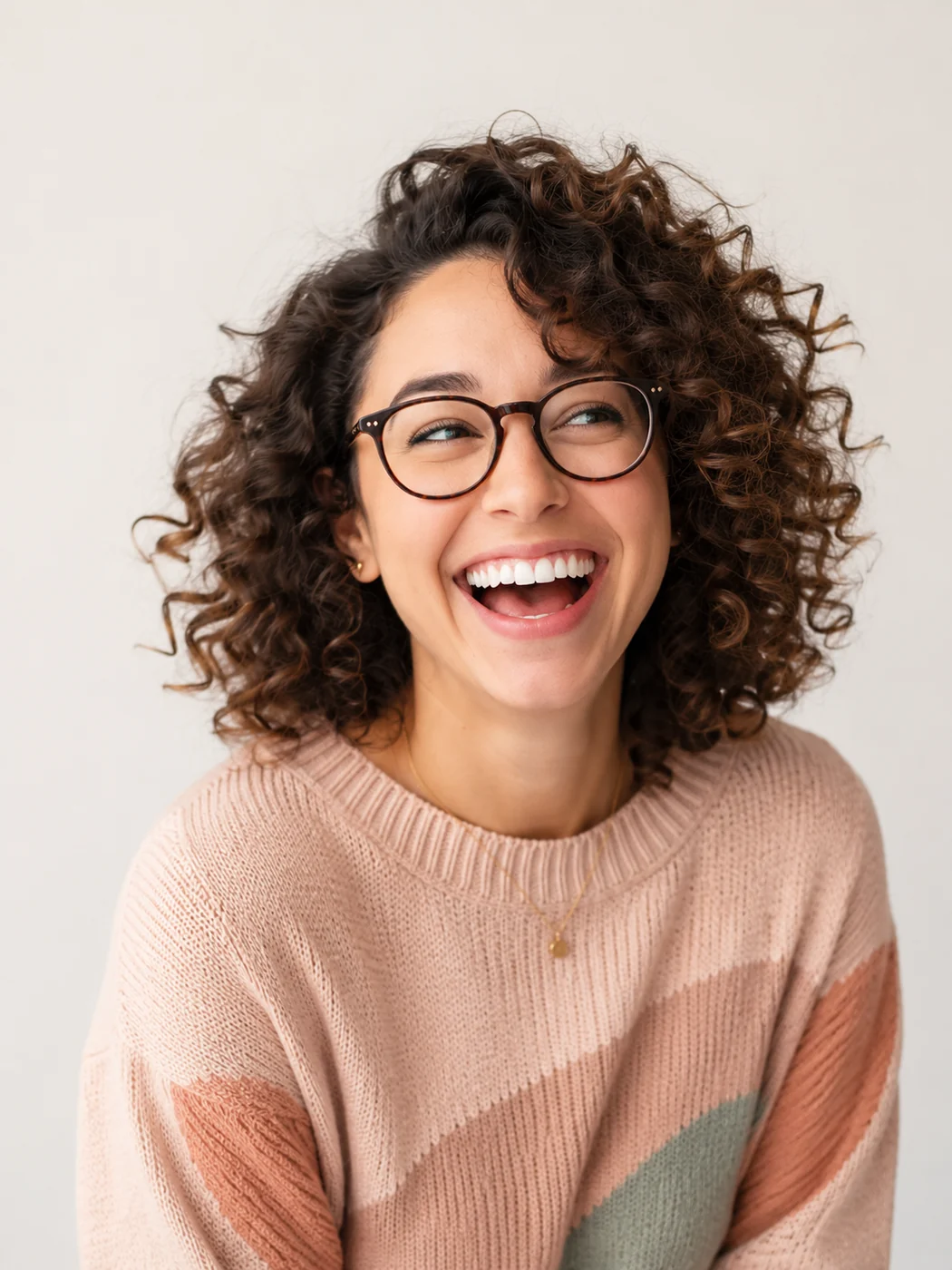 Sourire aligné après un traitement orthodontique