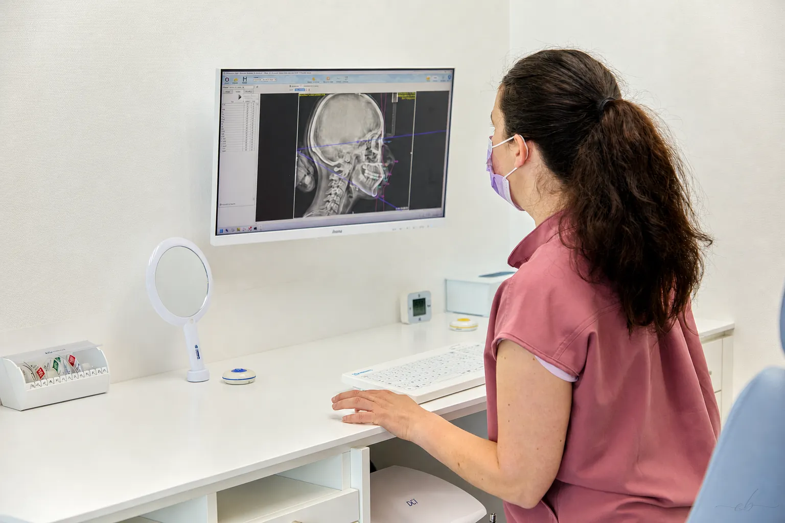 Analyse d’une téléradiographie au Cabinet des Arcades à Cesson-Sévigné
